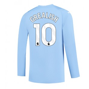 Manchester City Jack Grealish #10 Hemmatröja 2023-24 Långärmad